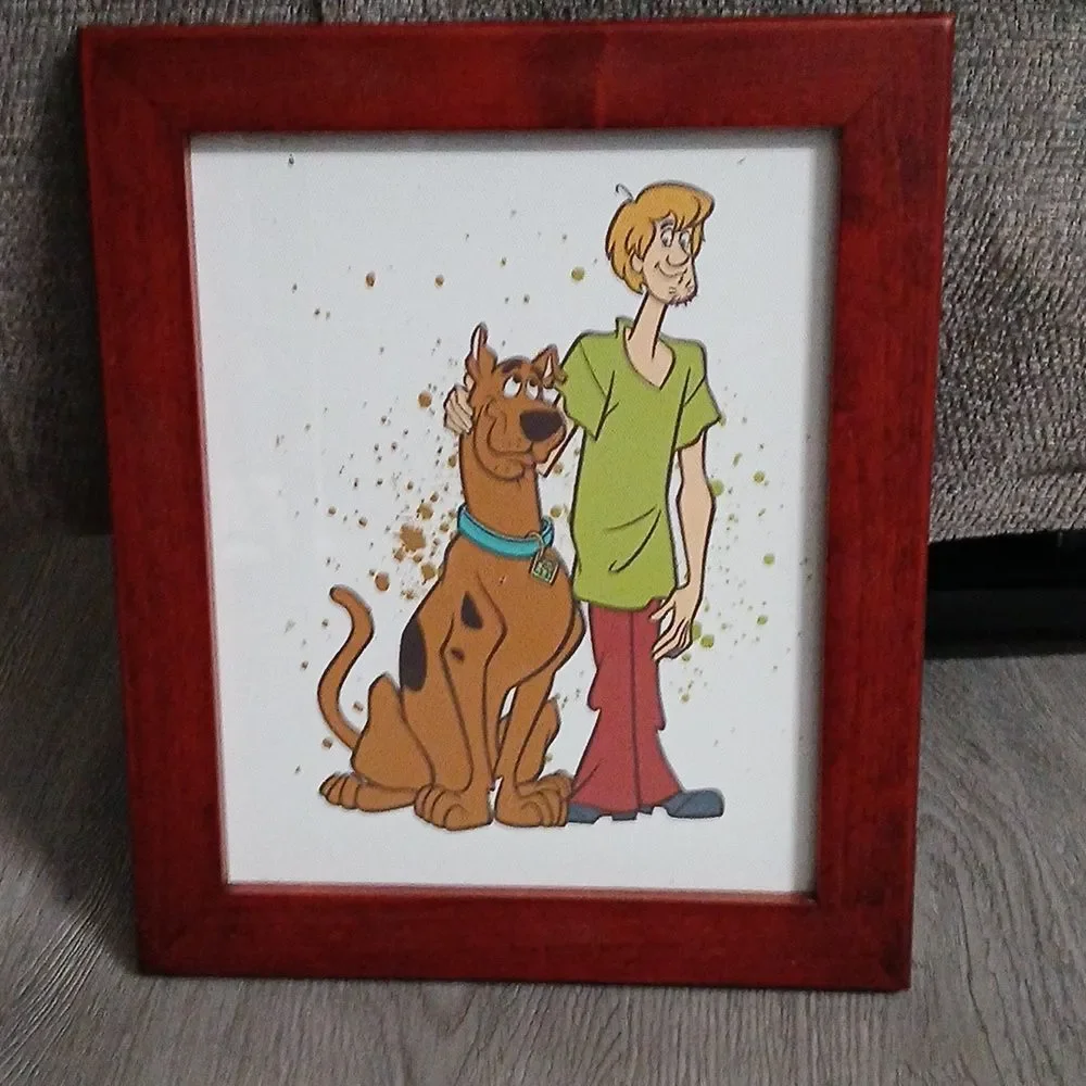 Scooby-Doo Framed Art Set 8x10 New